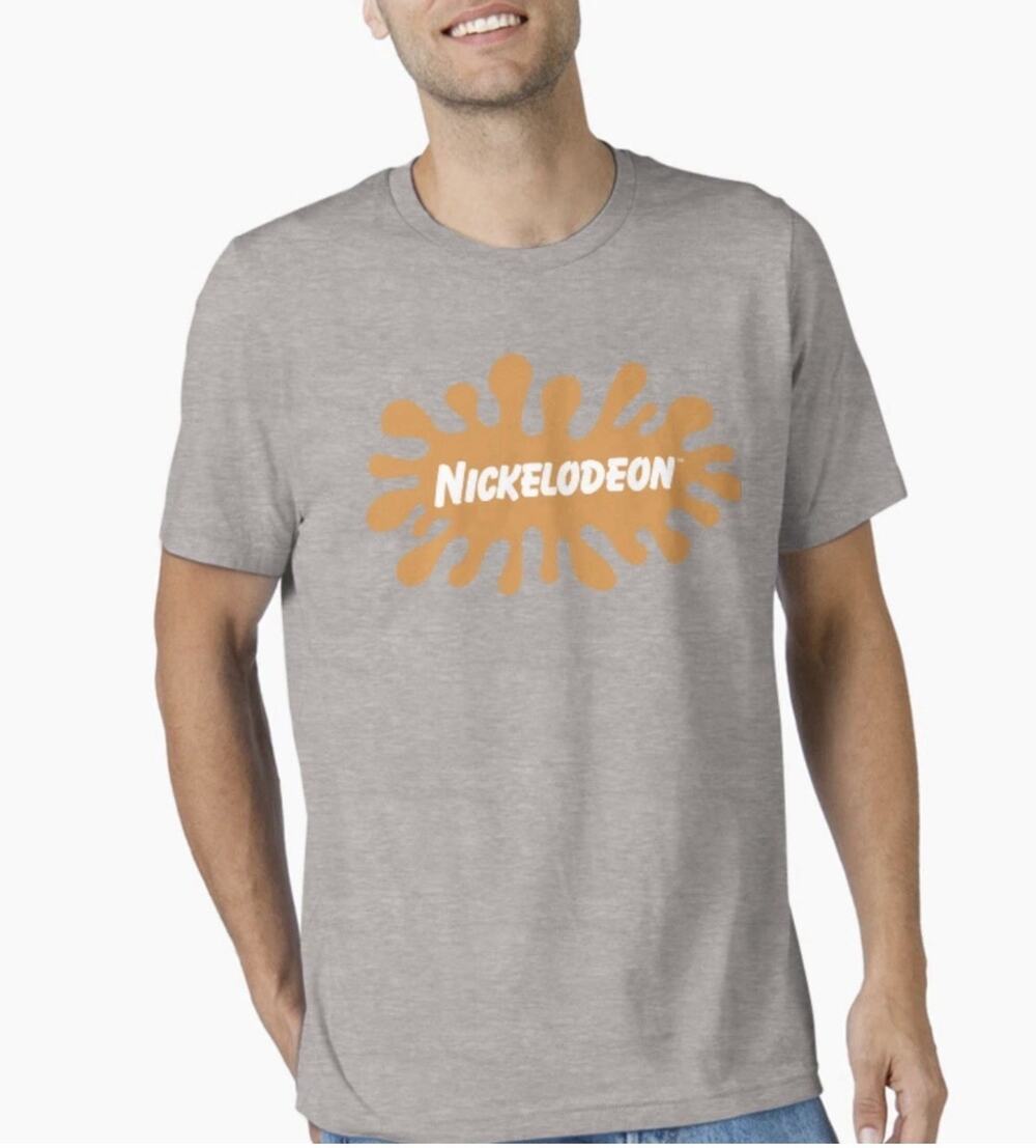 Nickelodeon Classic Splatter Logo Essential T-Shirt Men’s XLT